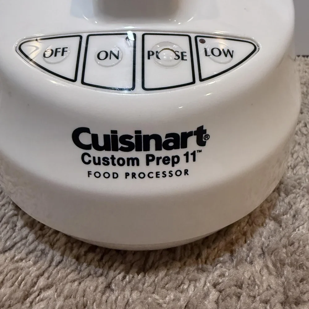 Cuisinart Custom Prep 11 Food Processor‎ Motor Base DLC-2011 Replacement White